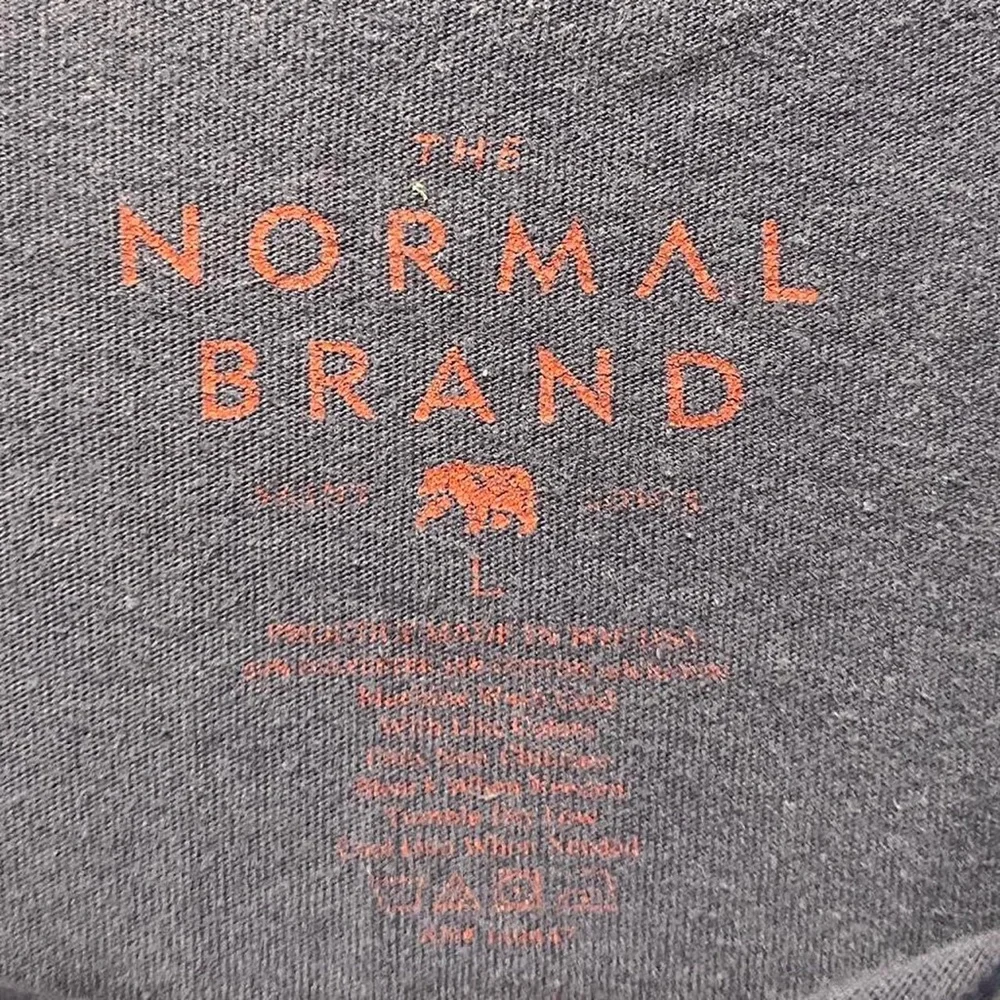 hand crafted the normal brand built by brothers long sleeve crewneck shirt